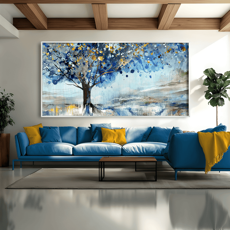 Abstract Cedar Canvas