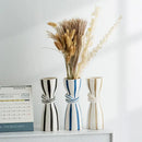 GobekUsa Abstract Ceramic Hydroponic Vase, Black & White
