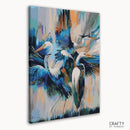 Abstract Crane Birds
