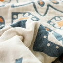 GobekUsa Cotton Nordic Throw Blanket - Soft Summer Quilt for Single/Double Beds - Boho Home Decor Cover