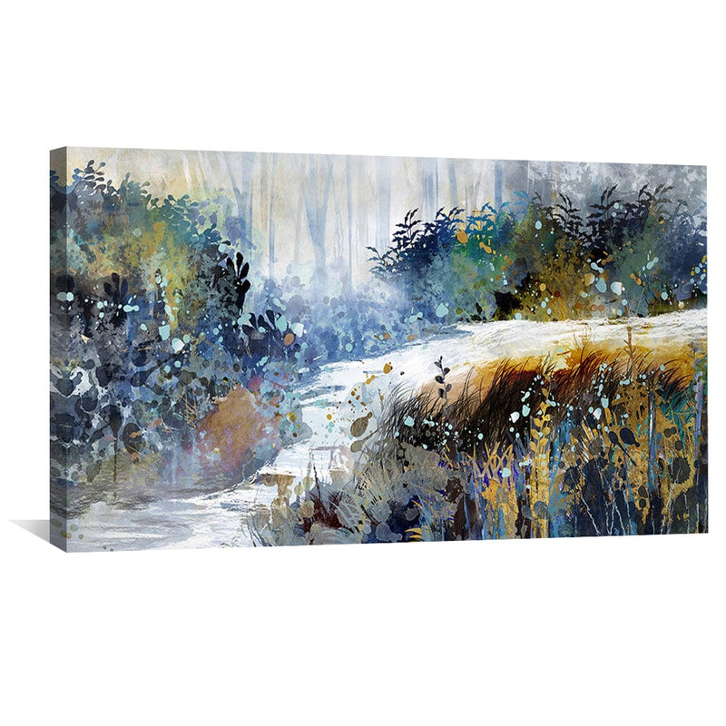 Abstract Currents Canvas