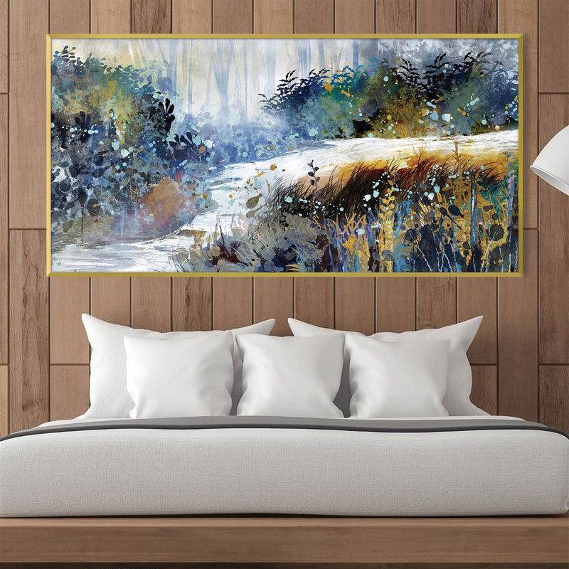 Abstract Currents Canvas