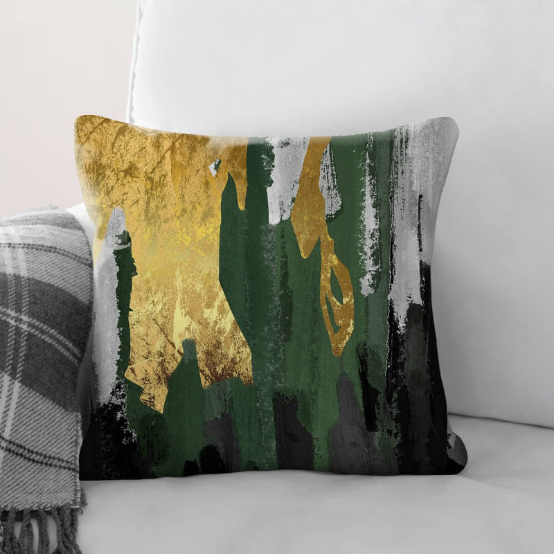 Abstract Curtain B Cushion