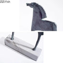 GobekUsa Iron Horse Statue - Modern Desk Decor & Room Ornaments