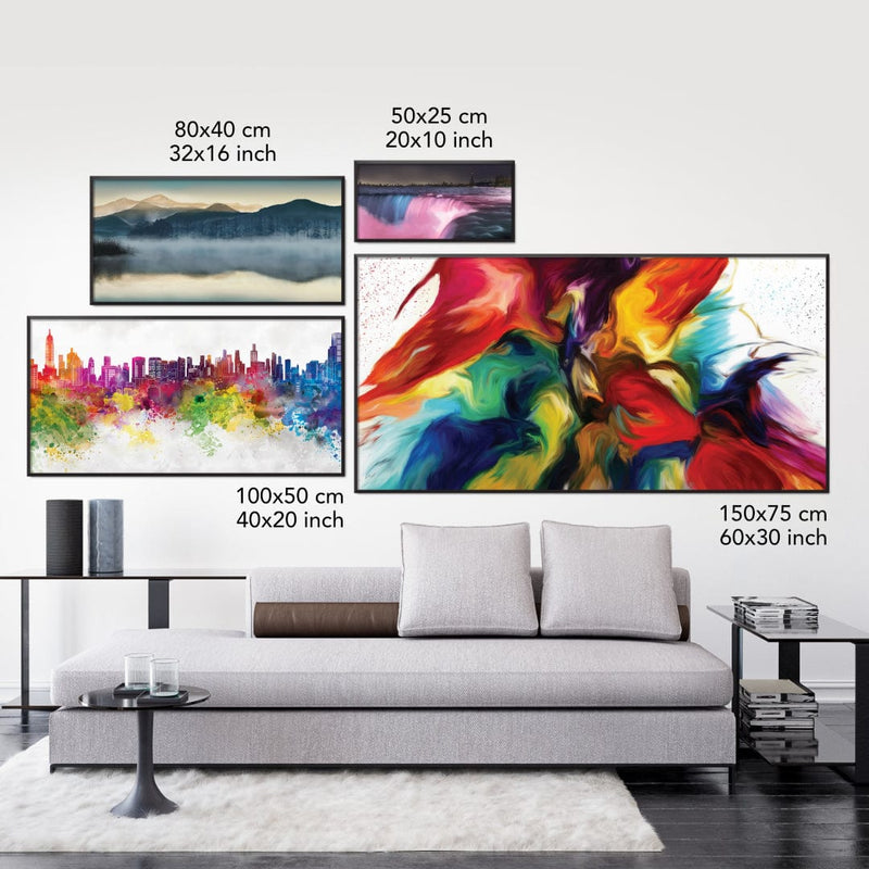 Abstract Dips Canvas