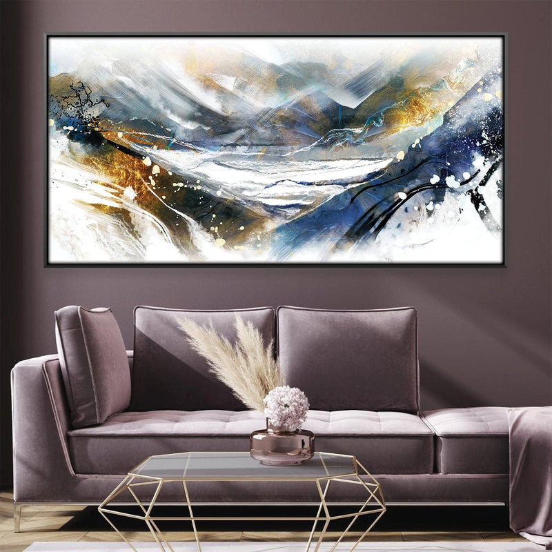 Abstract Dips Canvas