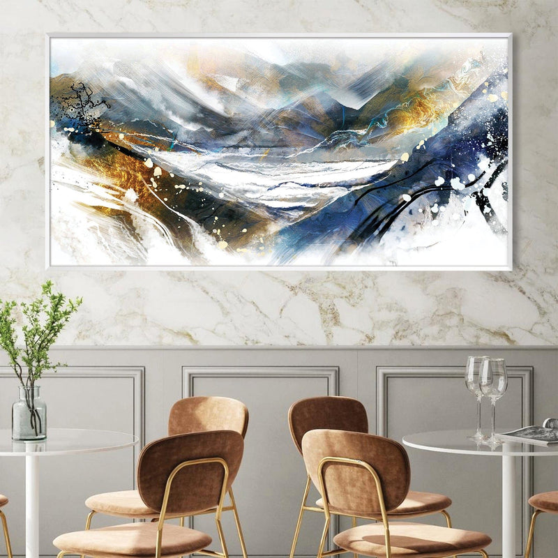 Abstract Dips Canvas