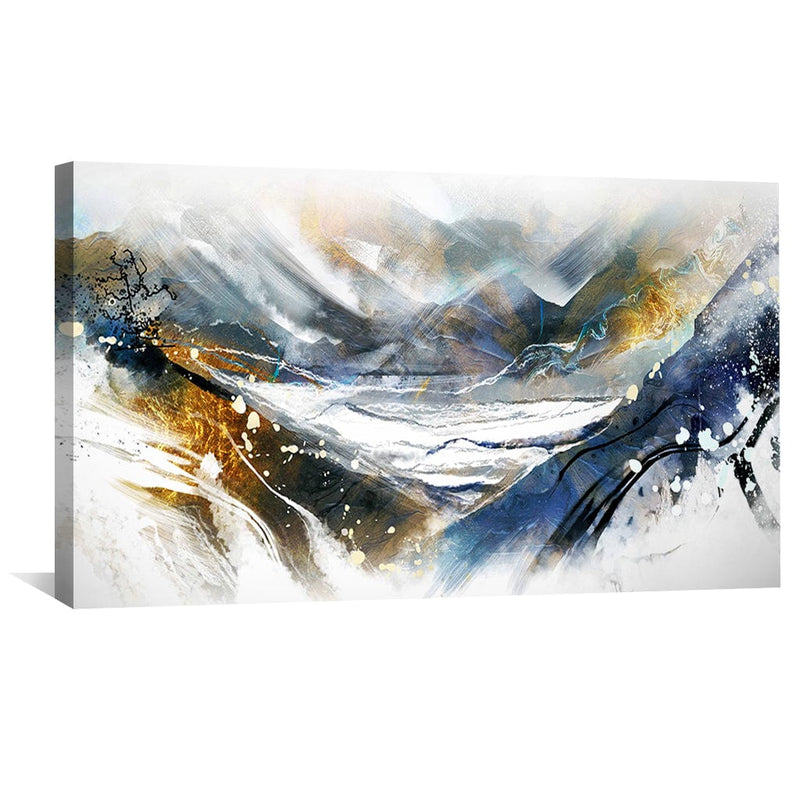 Abstract Dips Canvas