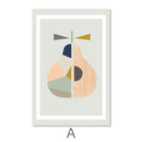 Abstract Fruits Canvas