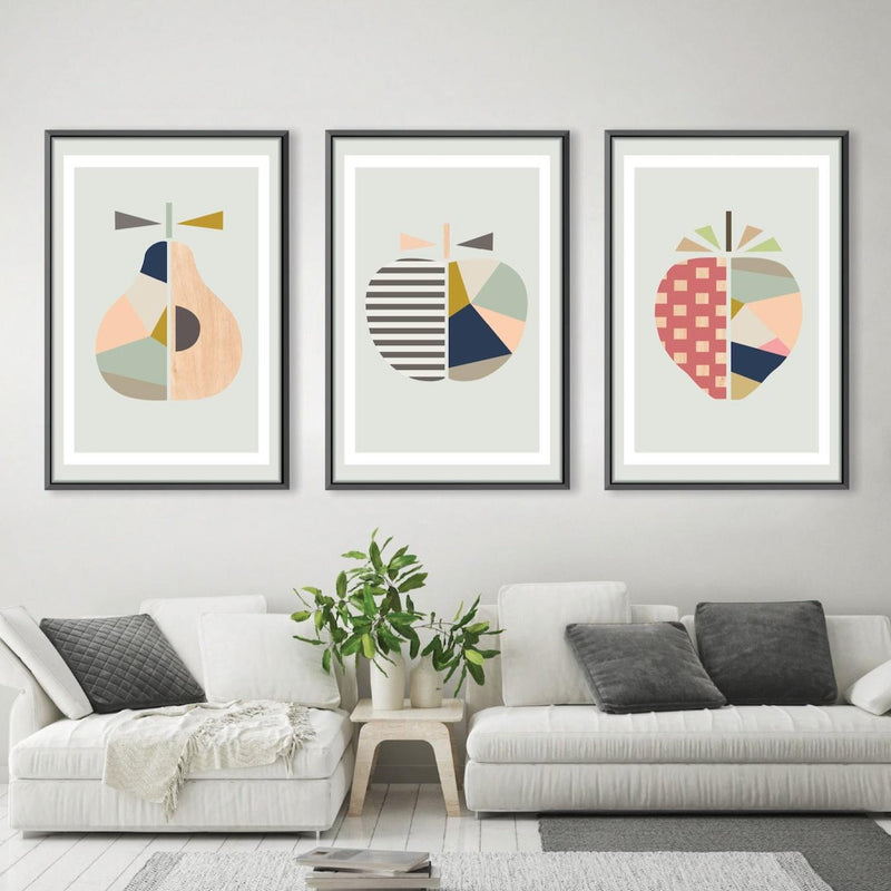 Abstract Fruits Canvas