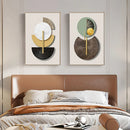 GobekUsa Abstract Geometric Canvas Art Set