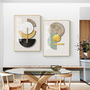 GobekUsa Abstract Geometric Canvas Art Set