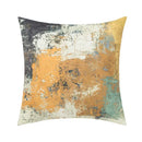 Abstract geometric print white & black pillow cover living room decor by Decorbites