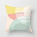 Abstract geometric stitch print pillow cover living room decor by Decorbites