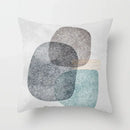 Abstract geometric stitch print pillow cover living room decor by Decorbites