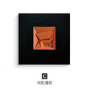 GobekUsa Abstract Geometric Wall Decoration Square Mural Room Accessories