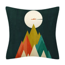 Abstract geometry pattern cushion cover living room throw pillowcase by Decorbites