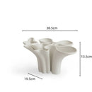 GobekUsa Abstract Geometry Ceramic Vase for Flower Arrangement