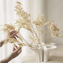 GobekUsa Abstract Geometry Ceramic Vase for Flower Arrangement