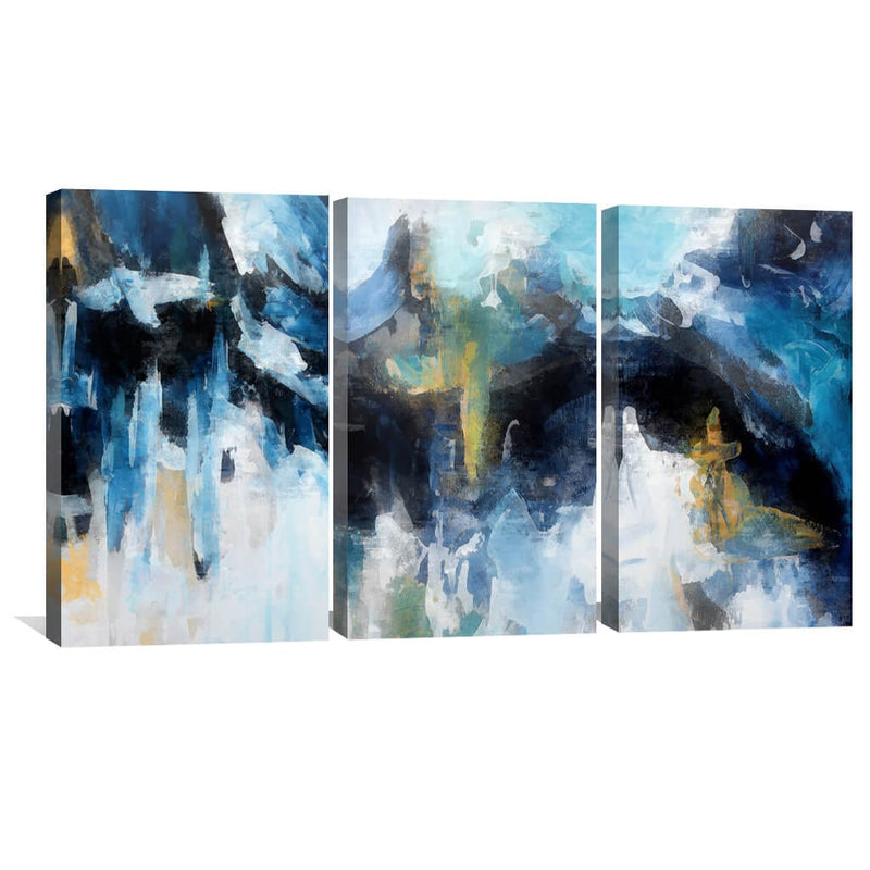 Abstract Glacial Canvas