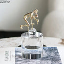 GobekUsa Crystal Sculpture: Abstract Figures Desk Decoration for Room Aesthetic