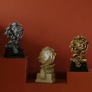 GobekUsa Lion Resin Sculpture Figurine - Abstract Nordic Home Decoration