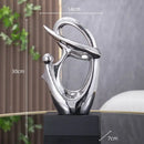 GobekUsa Golden Geometric Human Body Sculpture Decorative Figurine