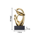 GobekUsa Golden Geometric Human Body Sculpture Decorative Figurine