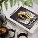 GobekUsa Abstract Golden Hands Resin Sculpture Figurine Home Decor Craft