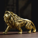 GobekUsa Lion Crown Statue: Abstract Animal Sculpture for Home Décor & Gifts