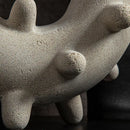 GobekUsa Geometric Cactus Resin Sculpture Home Decor - Circular Arc Handicraft Ornament