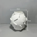 GobekUsa Geometric Block Vase - Ceramic Abstract Floral Arrangement Decor