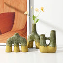 GobekUsa Abstract Kiln-changing Glaze Ceramic Vase for Home Decor and Floral Arrangement