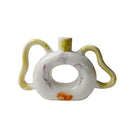 GobekUsa Abstract Handle Ceramic Vase for Floral Arrangements and Home Decoration