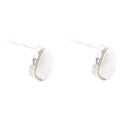 Abstract Howlite Post Earring