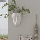 GobekUsa Abstract Human Face Ceramic Vase Plant Pot Room Decoration