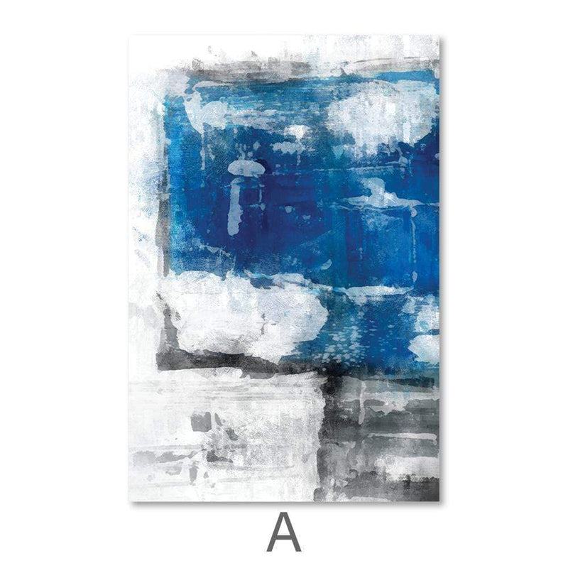 Abstract Iceberg Canvas