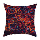 Abstract ink marbling cushion cover living room throw pillow by Decorbites