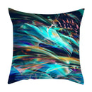 Abstract ink marbling cushion cover living room throw pillow by Decorbites