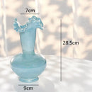GobekUsa Ceramic Shell Vase - White Gloss - Abstract Irregular Design for Home Decor