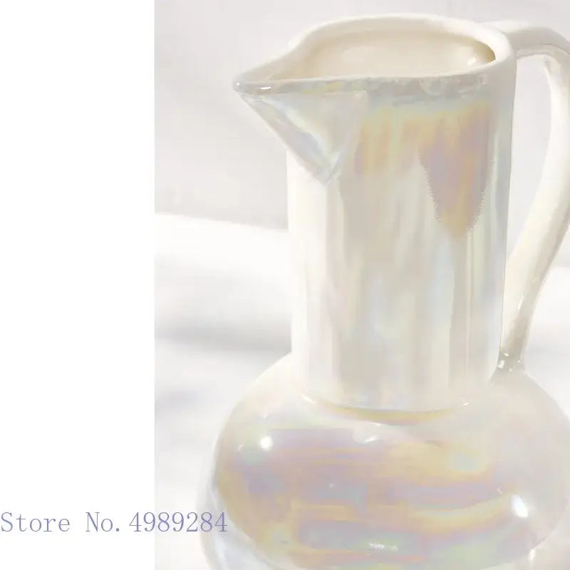 GobekUsa Ceramic Shell Vase - White Gloss - Abstract Irregular Design for Home Decor, photo 2 of 16