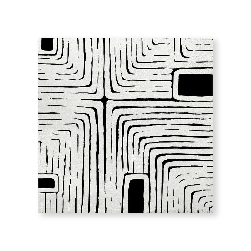 Abstract Labyrinth Canvas