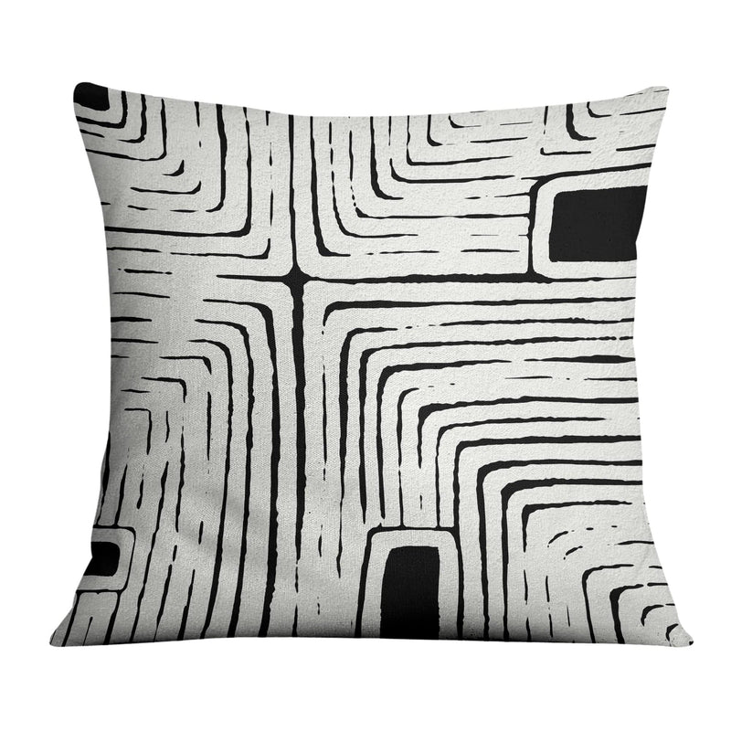 Abstract Labyrinth Cushion