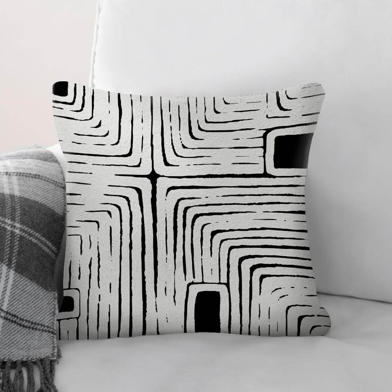 Abstract Labyrinth Cushion