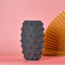 GobekUsa Black Ceramic Sea Urchin Spine Vase - Abstract Geometry Handicraft Decoration