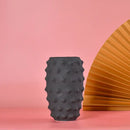 GobekUsa Black Ceramic Sea Urchin Spine Vase - Abstract Geometry Handicraft Decoration
