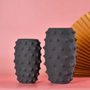 GobekUsa Black Ceramic Sea Urchin Spine Vase - Abstract Geometry Handicraft Decoration