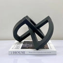 GobekUsa Geometric Hollowed-out Black Ornament Abstract Home Decoration Handicrafts