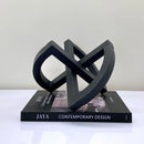 GobekUsa Geometric Hollowed-out Black Ornament Abstract Home Decoration Handicrafts