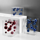 GobekUsa Abstract Metal Ball Artworks in Transparent Acrylic Container Boxes